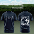 Clairo Sling 5 Year Anniversary T-Shirt Clairo Merch Navy Gifts For Sister - Merchluma