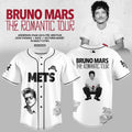 New York Mets X Bruno Mars The Romantic Tour 2026 Baseball Jersey Mets Merch Gifts For Fans - Merchluma