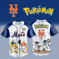 New York Mets x Pokemon Baseball Jersey NY Mets Merch Birthday Gift For Husband - Merchluma