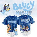 Minnesota Twins x Bluey Night Jersey Twins Merch Gifts For Baseball Fans - Merchluma