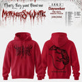 Motionless In White Merch The Sweat And Blood Tour 2026 Hoodie Red Gifts For Band Fans - Merchluma
