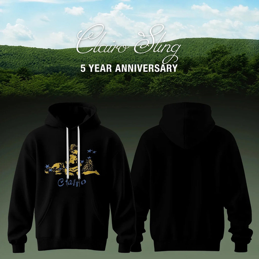 Clairo Merch Clairo Sling 5 Year Anniversary Hoodie Black Gift Ideas For Fans - Merchluma