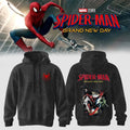 Spider Man Brand New Day Wash Hoodie Spider Man Merch Cool Gifts For Movie Fans - Merchluma