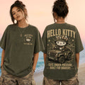 Hello Kitty Military Army Little Rebel Unit T-Shirt Cute Under Pressure Built For Bravery Shirt - Merchluma