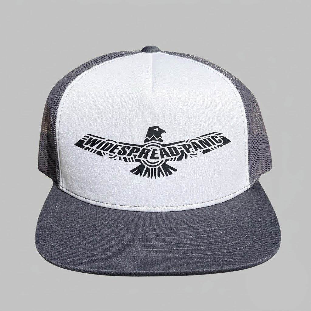 Widespread Panic California 2026 Merch Condor Eagle Trucker Snapback Hat Gifts For Husband - Merchluma