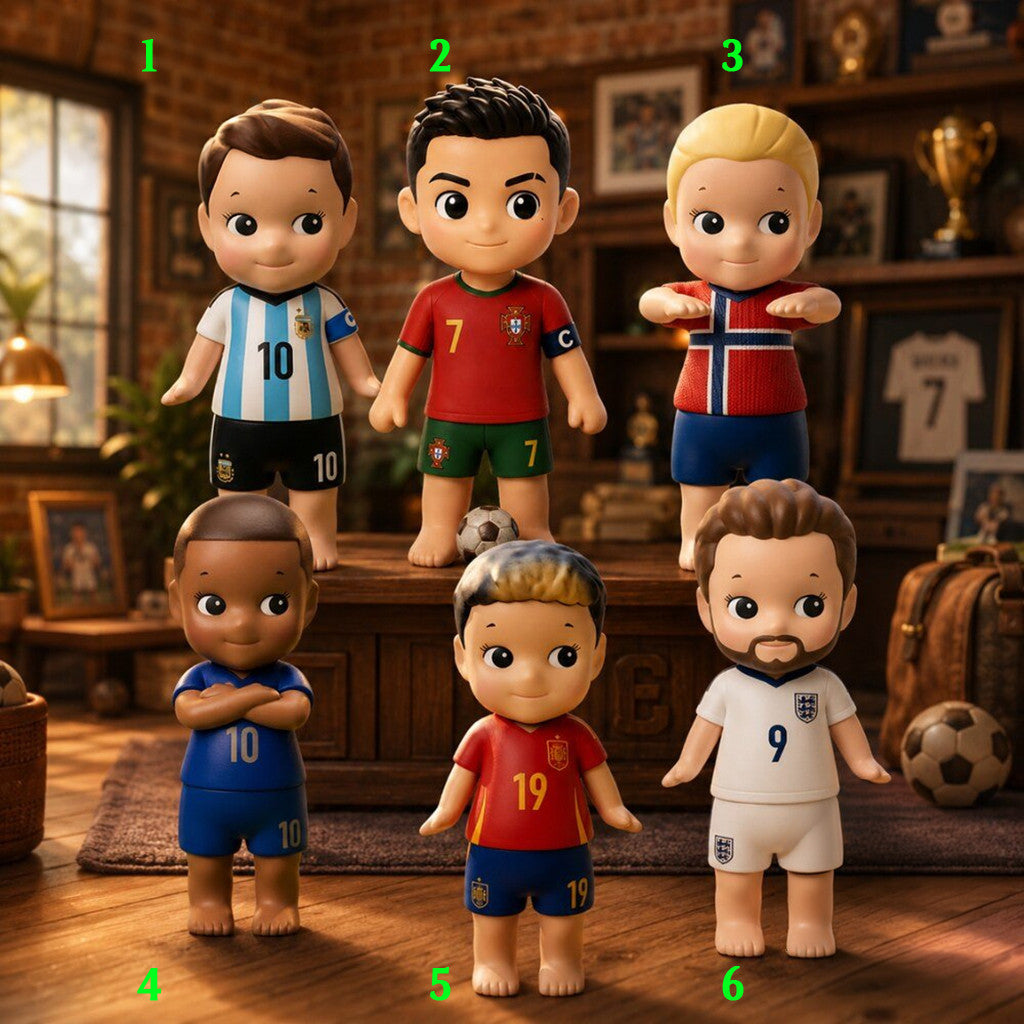 Sonny Angel X World Cup 2026 Messi Ronaldo Haaland MBappe Lamine Kane Funko Pop Brother Gifts - Merchluma