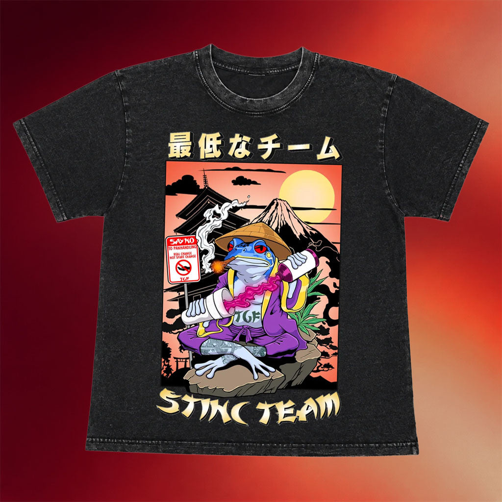 Stinc Team Merch 2026 Grandmaster Sunset Wash T-Shirt Best Gifts For Boyfriend - Merchluma