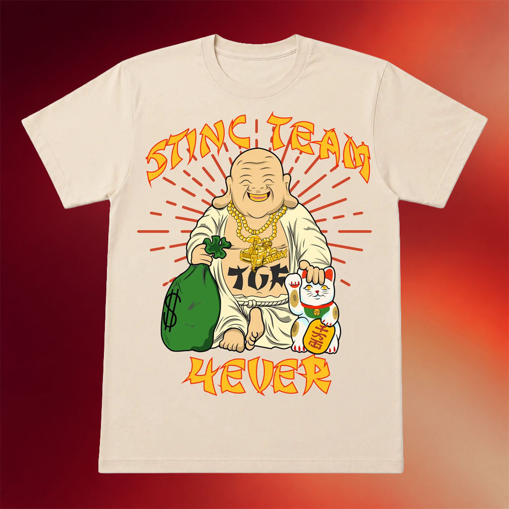 Stinc Team Merch 2026 Stinc Team 4ever Buddha T-Shirt Gifts For Best Friends - Merchluma