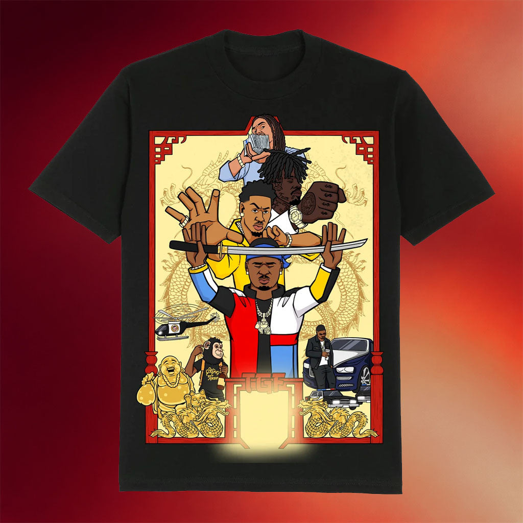 Stinc Team Merch 2026 Last Dragon Gold T-Shirt Best Gifts For Friends - Merchluma