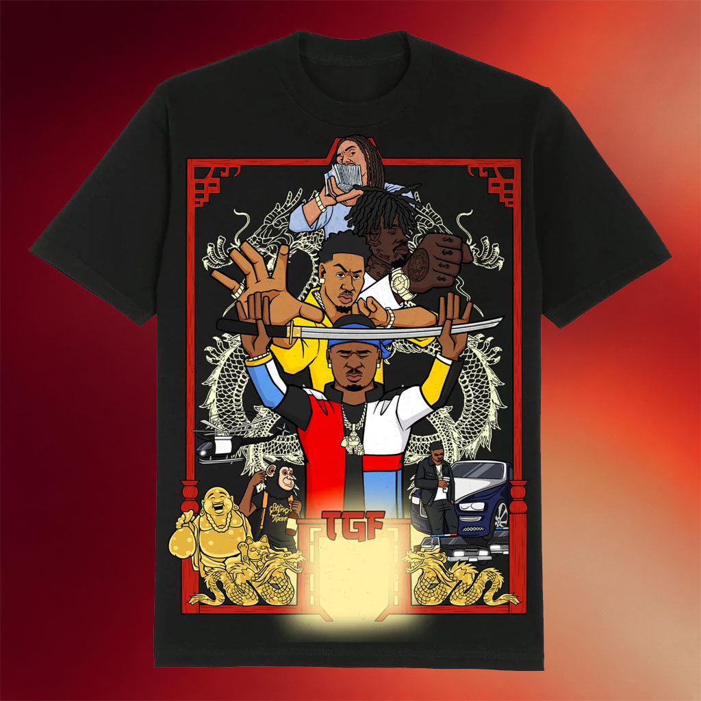 Stinc Team Merch 2026 Last Dragon T-Shirt Black Birthday Presents For Him - Merchluma