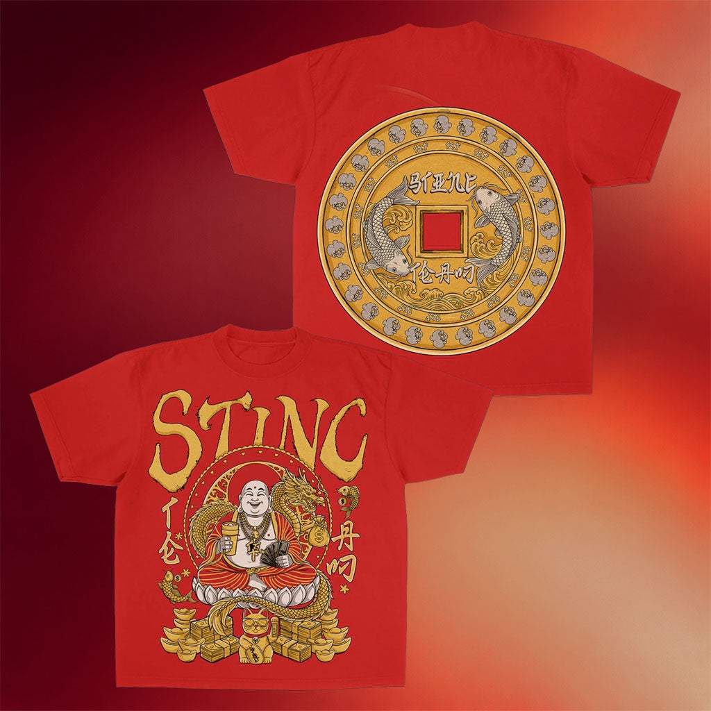 Stinc Team Merch 2026 Yin n Yang Red T-Shirt Cool Gifts For Besties - Merchluma