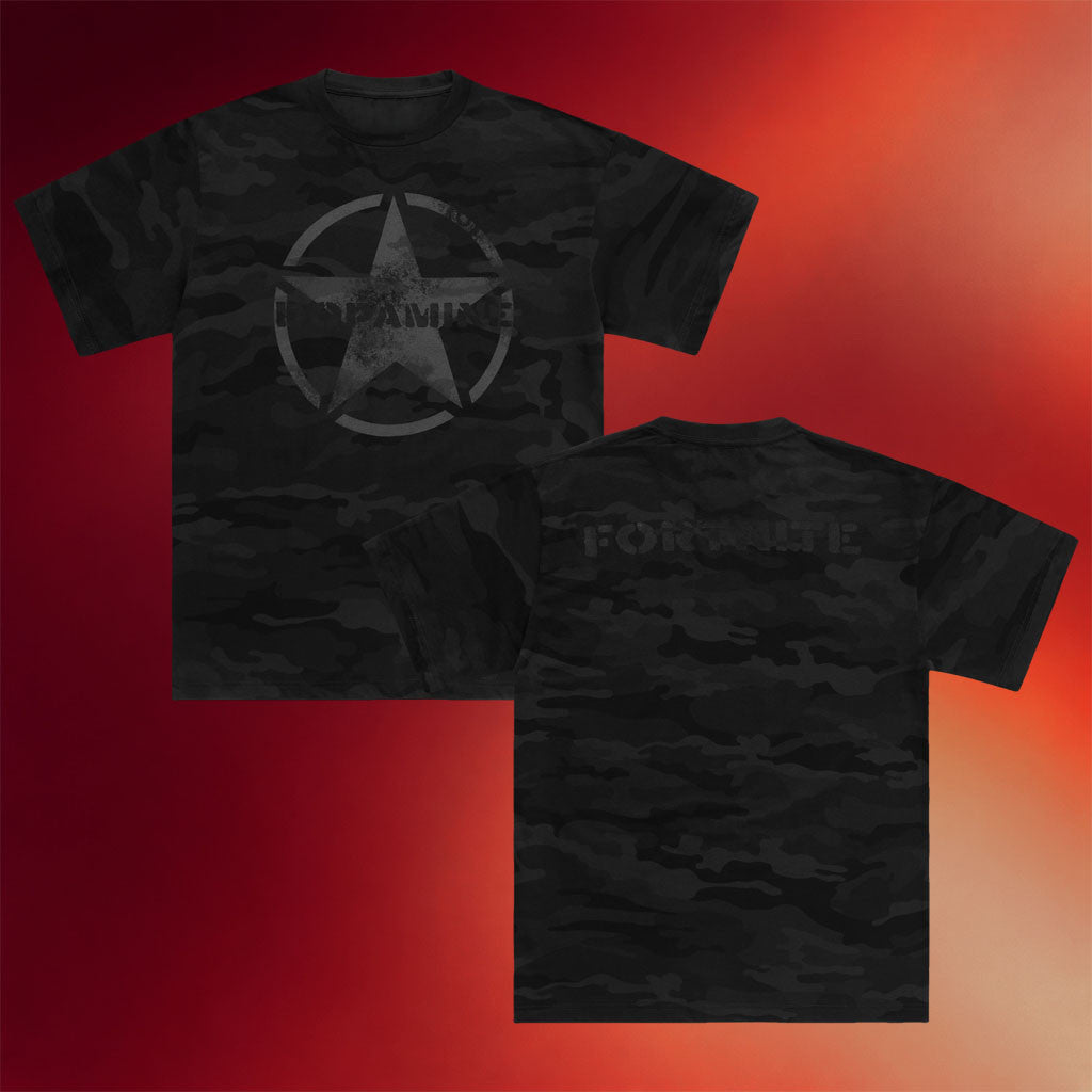 Lil Tecca X Fortnite Merch 2026 Lil Tecca X Fortnite Camo T-Shirt Gift Ideas For Him - Merchluma