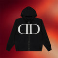 Lil Tecca Merch 2026 Dopamine Logo Zip Hoodie Black Gifts For Rapper Fan - Merchluma