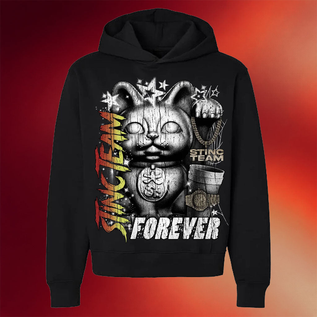 Stinc Team Merch 2026 Stinc Team Forever Cat Hoodie Gifts For Besties - Merchluma