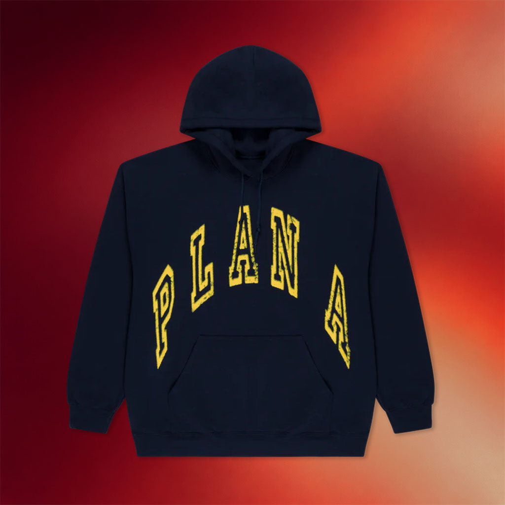Lil Tecca Merch 2026 Plan A Collegiate Hoodie Navy Gifts For Rapper Fan - Merchluma
