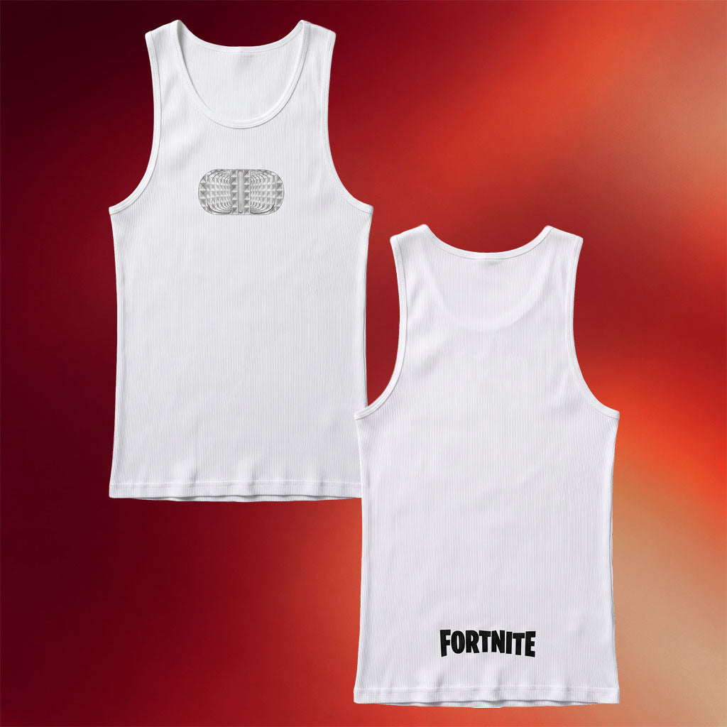 Lil Tecca X Fortnite Merch 2026 Lil Tecca X Fortnite Dopamine Tank White Gifts For Him Her - Merchluma