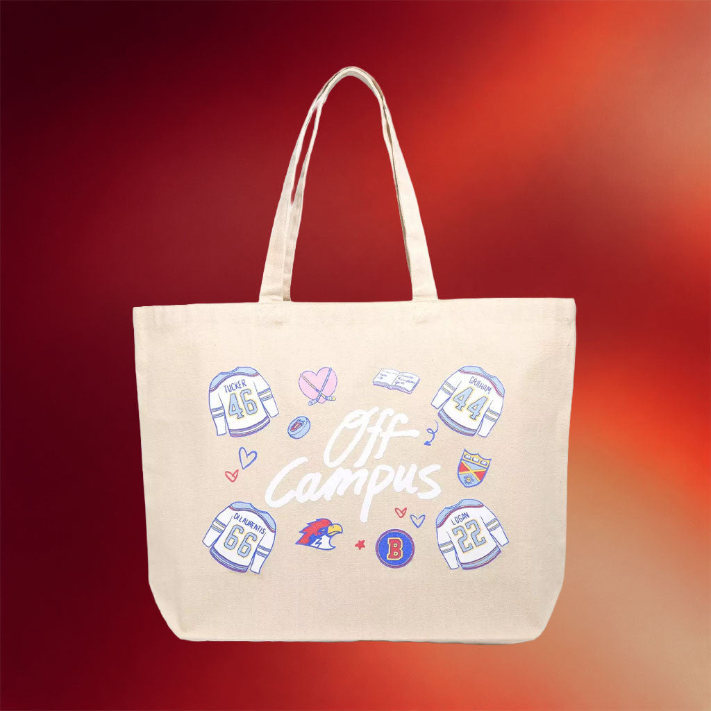 Off Campus Merch 2026 Off Campus Icons Tote Bag Women Gift For TV Series Fans - Merchluma