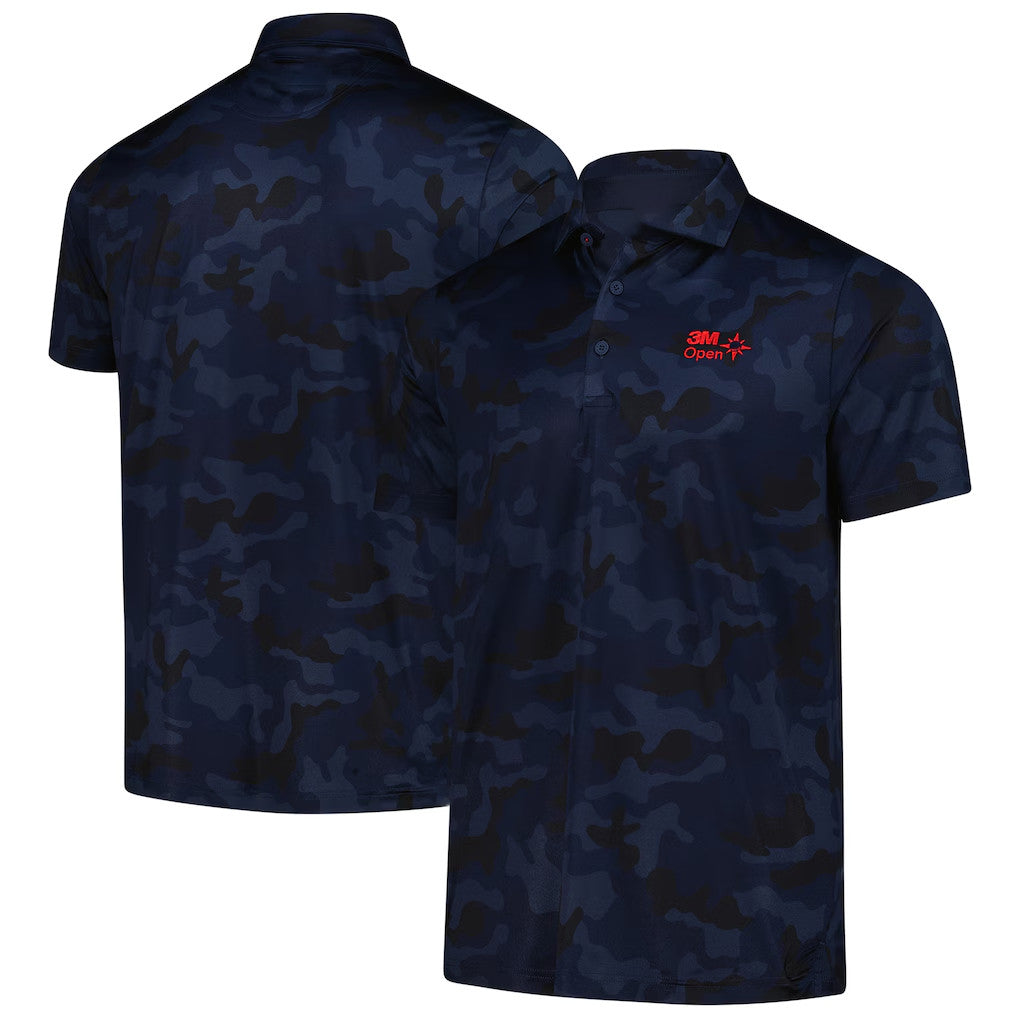 3M Open Merch 2026 Navy 3M Open MATTR Volition Camo Polo Shirt Golf Gift Ideas For Him - Merchluma