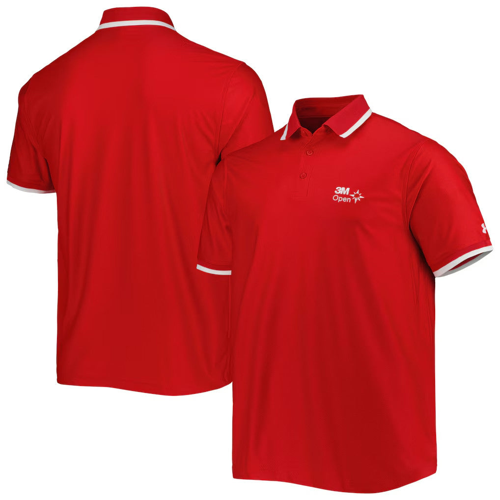 3M Open Merch 2026 Red 3M Open Playoff 2 0 Performance Polo Shirt Luxury Golf Gifts For Him - Merchluma