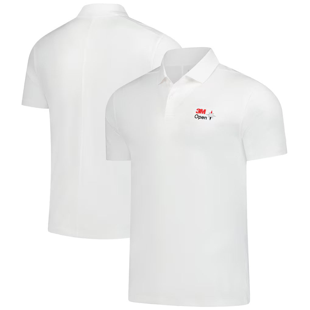 3M Open Merch 2026 White 3M Open Victory Solid Performance Polo Shirt Gift For Golf Lover - Merchluma