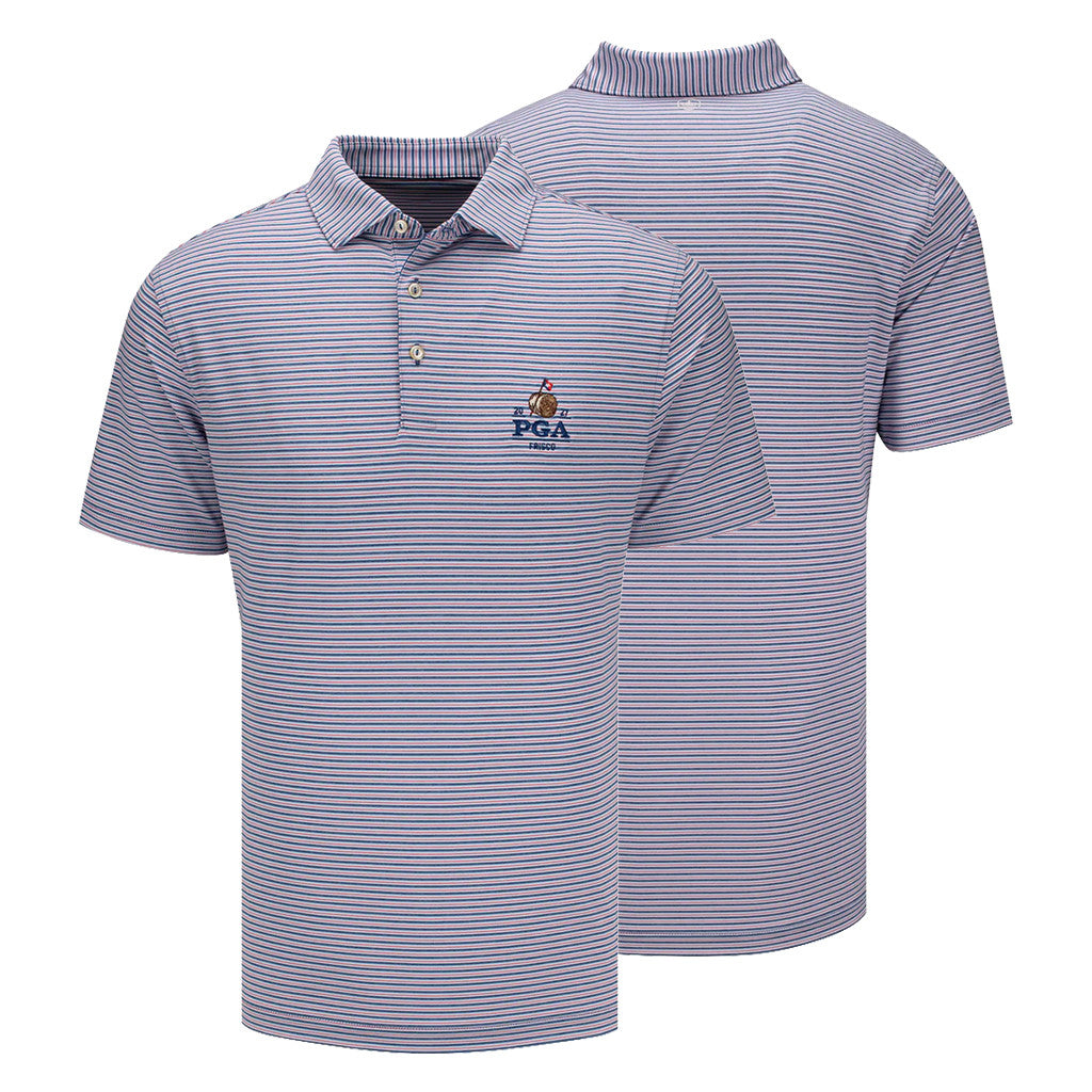PGA Championship Merch Peter Millar 2027 PGA Championship Owens Performance Polo Shirt Golf Gift - Merchluma