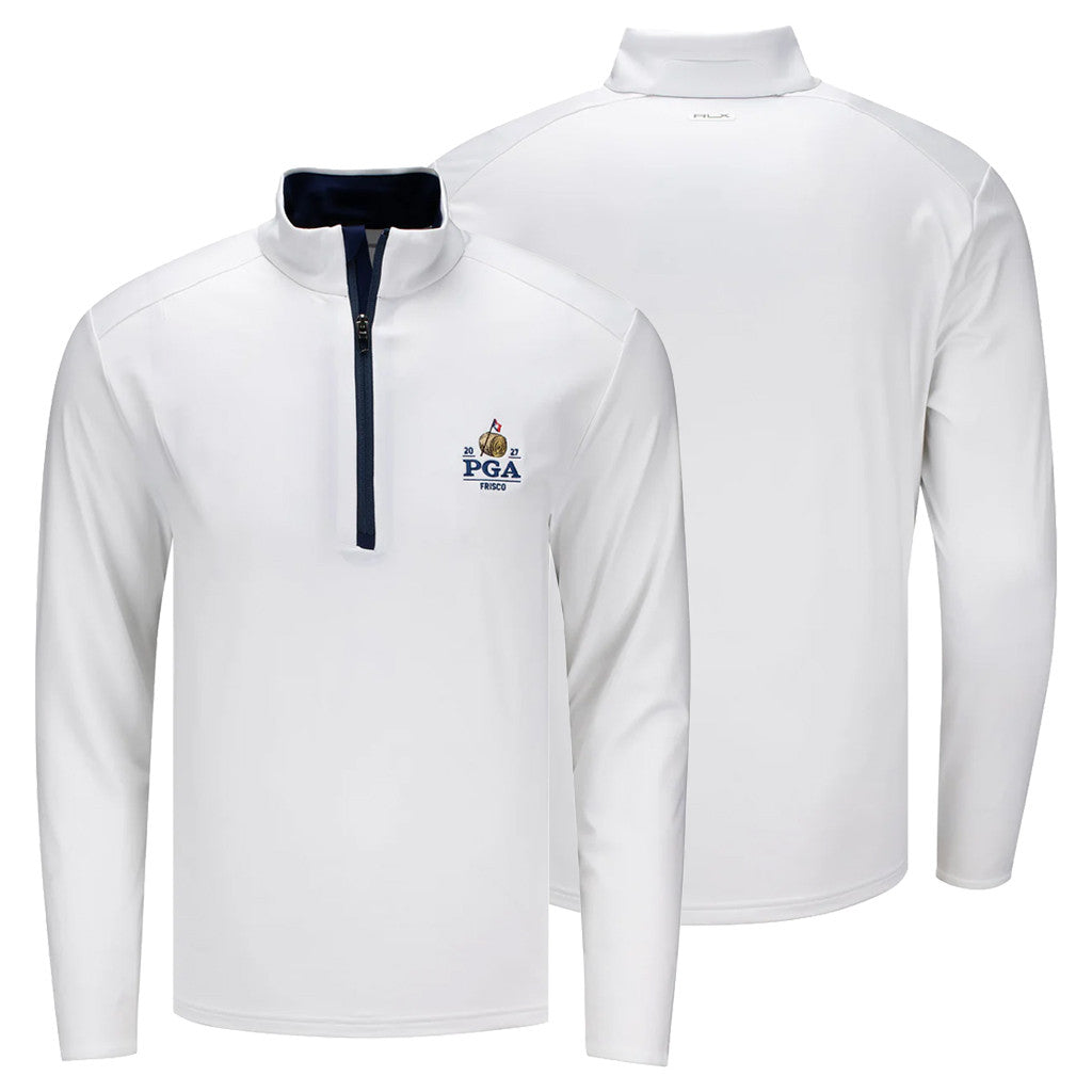 PGA Championship Merch 2027 PGA Championship Quarter Zip Shirt White Golf Gift Ideas For Men - Merchluma
