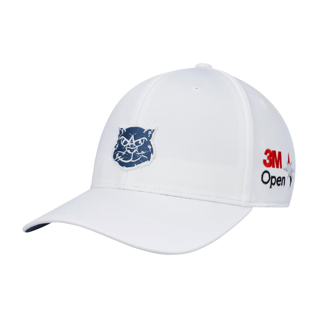 3M Open Merch 2026 White 3M Open Golf X Hoops Embroidered Hat Golf Enthusiast Gifts - Merchluma