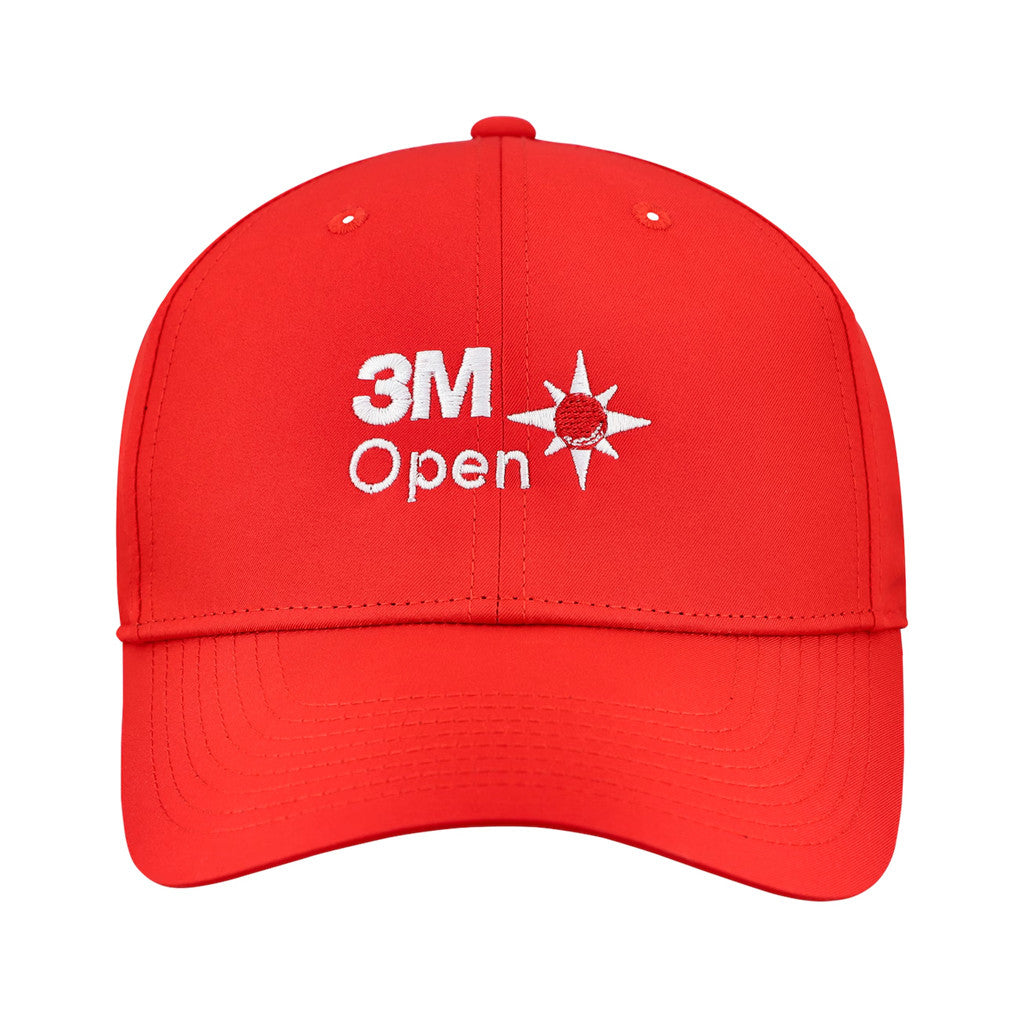 3M Open Merch 2026 Red 3M Open Club Performance Hat Embroidered Best Gifts For Golf Lovers - Merchluma