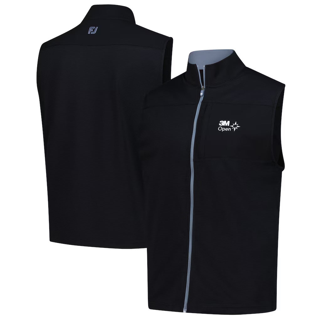 3M Open Merch 2026 Black 3M Open Ottoman Zip Vest Best Gift For Golfer Dad - Merchluma