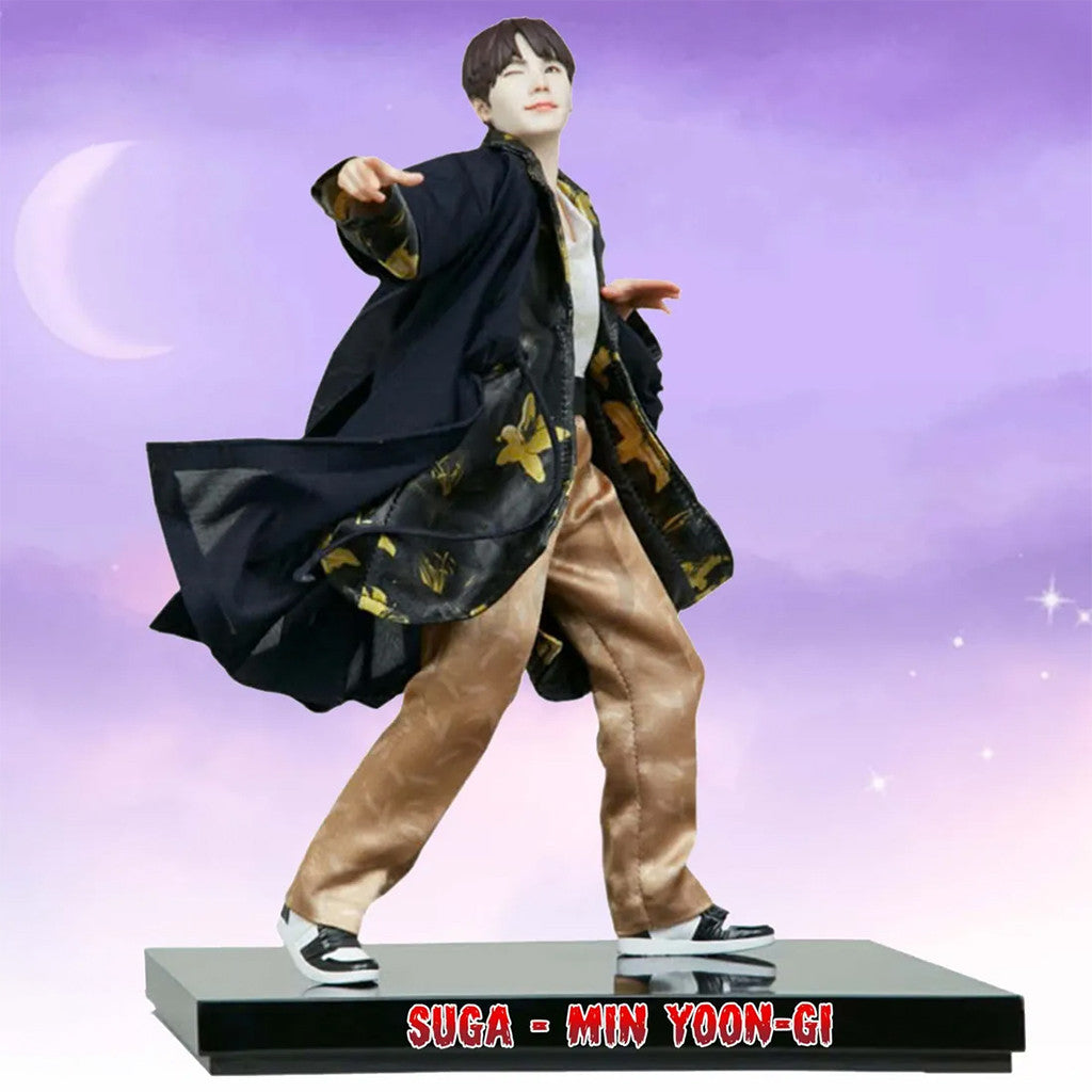 BTS Suga Min Yoon-Gi Sculpted Acrylic Plaque Suga Merch Birthday Presents For Brother - Merchluma