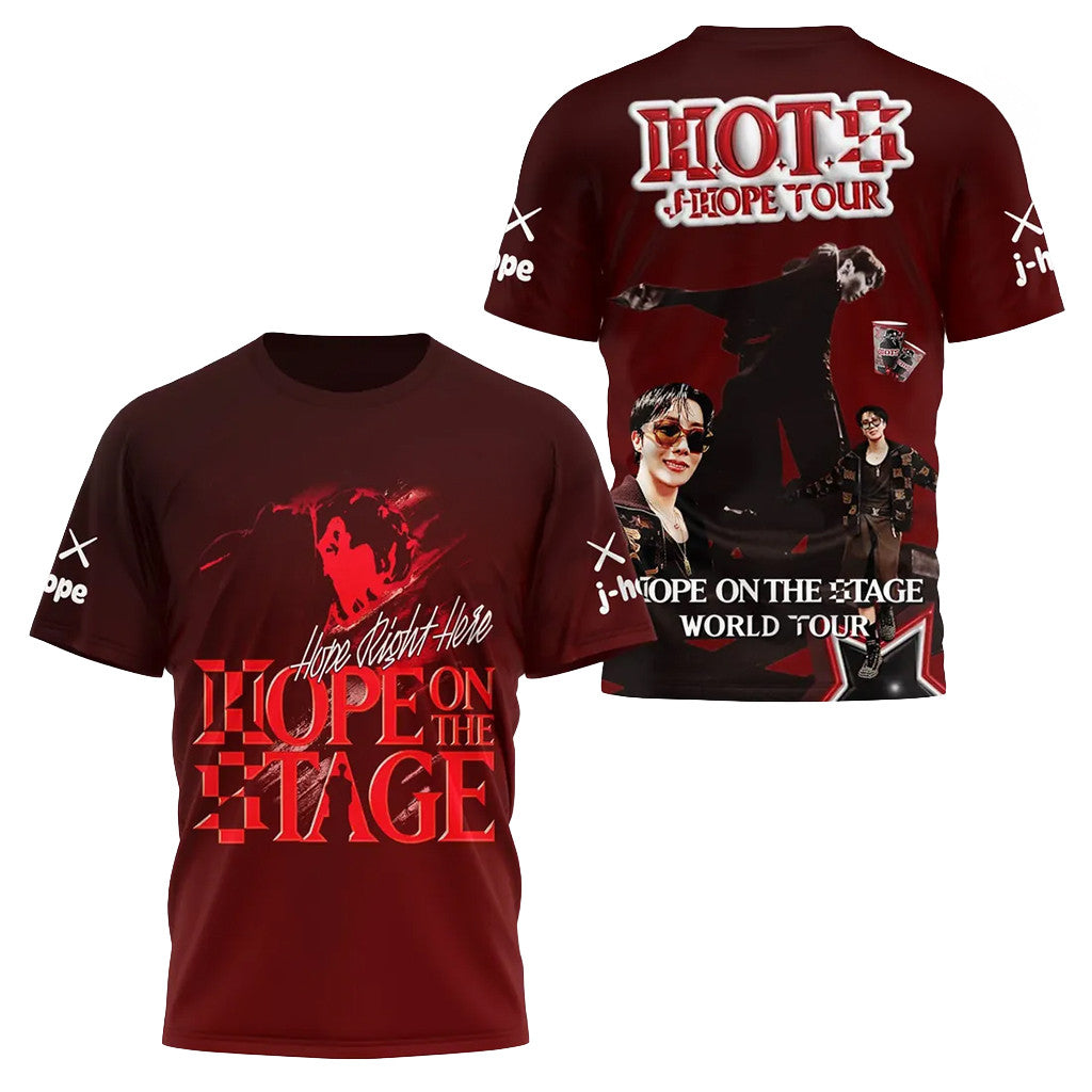 J-Hope Hope On The Stage Tour T-Shirt J-Hope Hope Merch Gifts For BFF - Merchluma