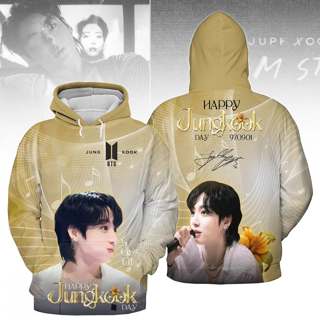BTS Jungkook Portrait Hoodie Jungkook Merch Cool Gifts For BTS Army - Merchluma
