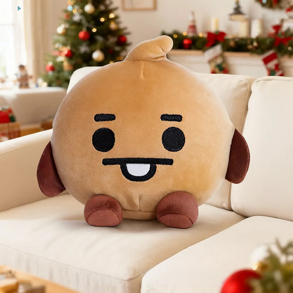 BT21 BTS Cartoon Animal Pillow BT21 Character Merch Sofa Decor Gift For Kpop Fans - Merchluma