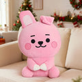 BT21 BTS Cartoon Animal Pillow Pink BT21 Character Merch Kpop Lover Sofa Decor Gifts - Merchluma