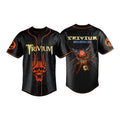 Trivium North America 2026 Skull Baseball Jersey Trivium Merch Present For Husband - Merchluma