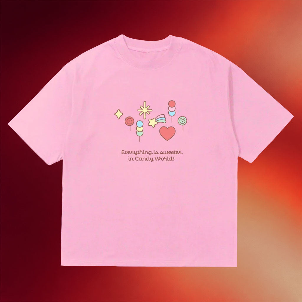 Joyride Merch 2026 Candy World Hero T-Shirt Everything Is Sweeter Shirt Gift For Her - Merchluma