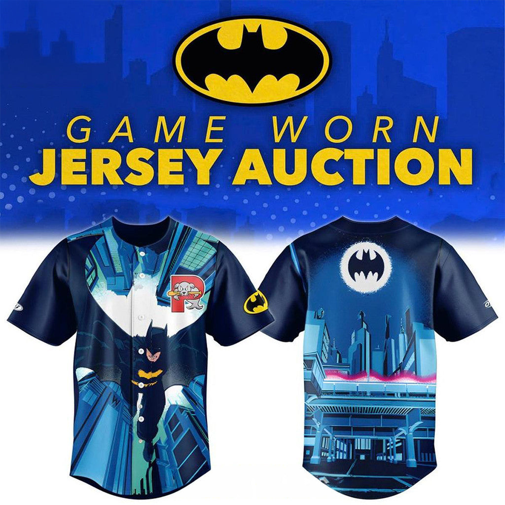 Portland Sea Dogs Batman Theme Night 2026 Baseball Jersey Gifts Ideas For Him - Merchluma