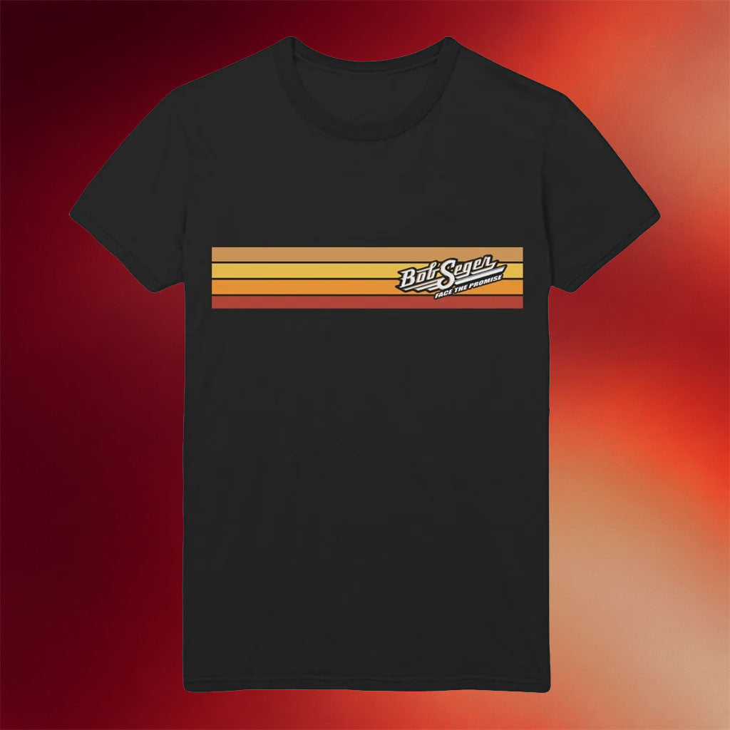 Bob Seger Merch 2026 Face The Promise Logo T-Shirt Black Music Lover Gifts For Him - Merchluma