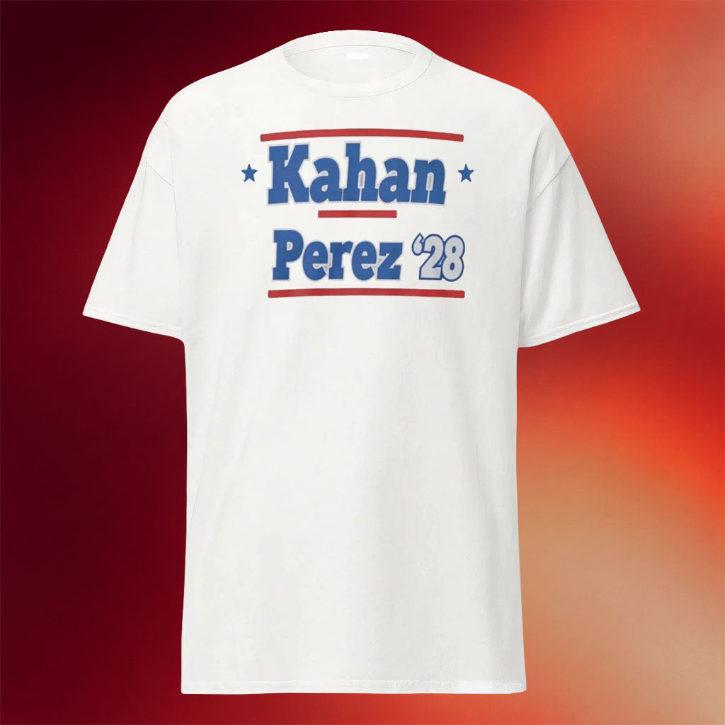 Noah Kahan Merch 2026 Noah Kahan And Perez 28 T-Shirt White The Great Divide Tour Merch - Merchluma