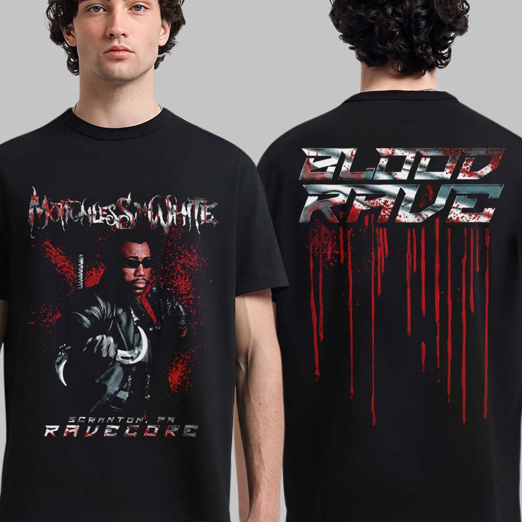 Motionless In White Scranton PA Ravecore Blood Rave T-Shirt Motionless In White Merch Fan Gift - Merchluma