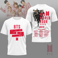 BTS 2026 World Tour Logo T-Shirt BTS Merch Birthday Gift Ideas For Men - Merchluma