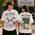 Snoopy New Semester Back To School T-Shirt Snoopy Merch Gifts For Students - Merchluma
