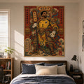 Cape Verde Goalkeeper Vozninha Chinese Door God Poster Cape Verde Merch Gift Ideas For Brother - Merchluma