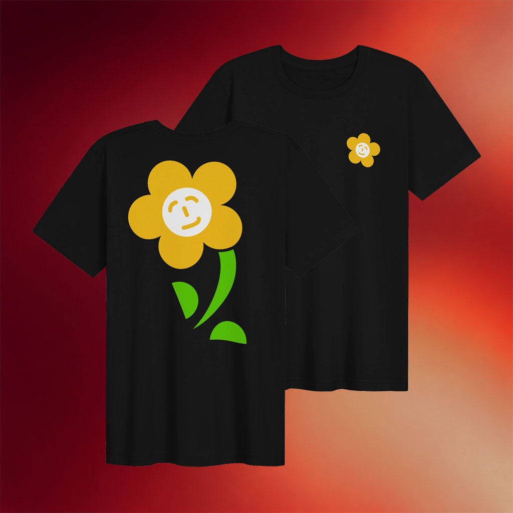 PaperBoxMart Merch 2026 The Flower T-Shirt Black Best Gifts For Friend - Merchluma
