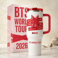BTS World Tour 2026 Red Handle Tumbler BTS Merch Army Fan Concert Gift - Merchluma