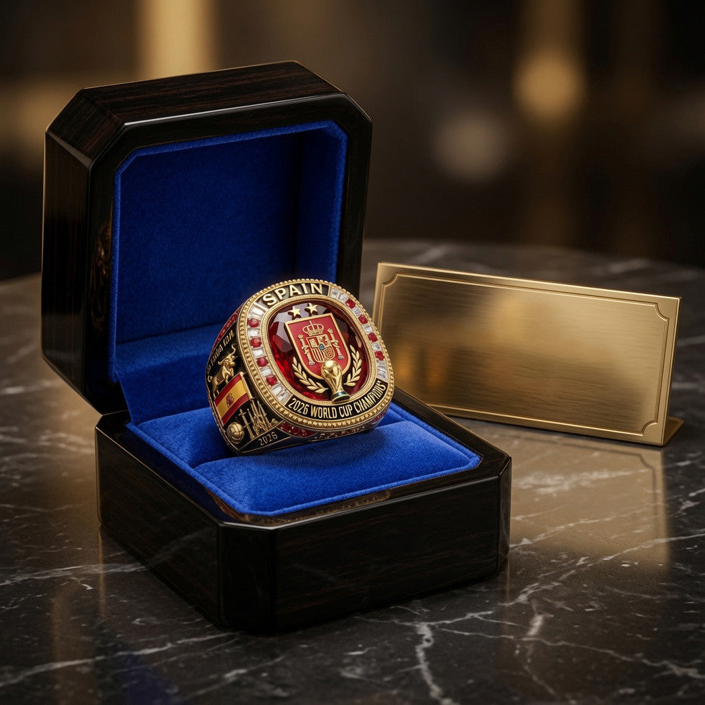 Spain World Cup Champion Ring Spain WC26 Merch Birthday Ideas For Men - Merchluma