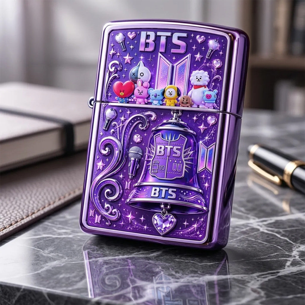 BTS Arirang World Tour Lighter Case Bangtan Comeback 2026 Merch Gifts For Men - Merchluma