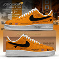 Custom Mclaren Formula 1 Team 63rd Anniversary Shoes Mclaren Formula 1 Team Merch Gift - Merchluma