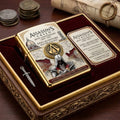 Assassin's Creed Ezio Auditore 20th Anniversary Lighter Case Assassin's Creed Merch Gifts - Merchluma