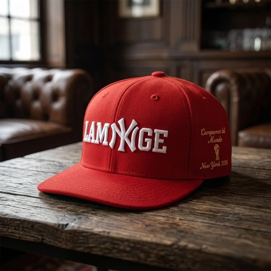 Lamine Yamal New York Yankees Snapback Hat NY Yankees Merch Embroidered Gifts For Husband - Merchluma